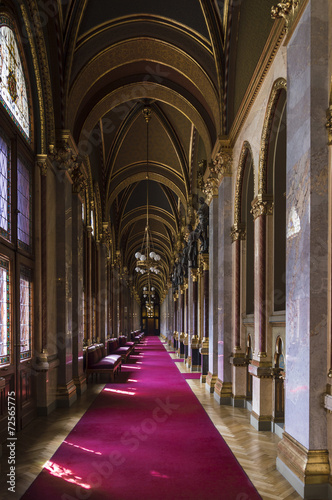 Corridoio del Parlamento di Budapest