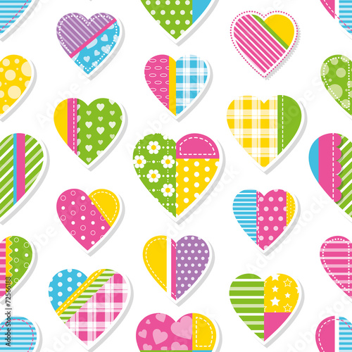 hearts collection pattern