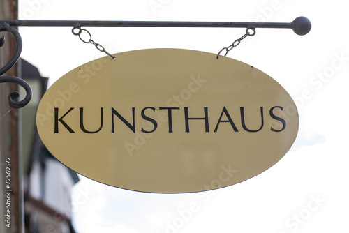 Schild Kunsthaus photo