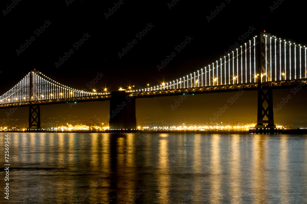 San Francisco Bay Bridge Light Display