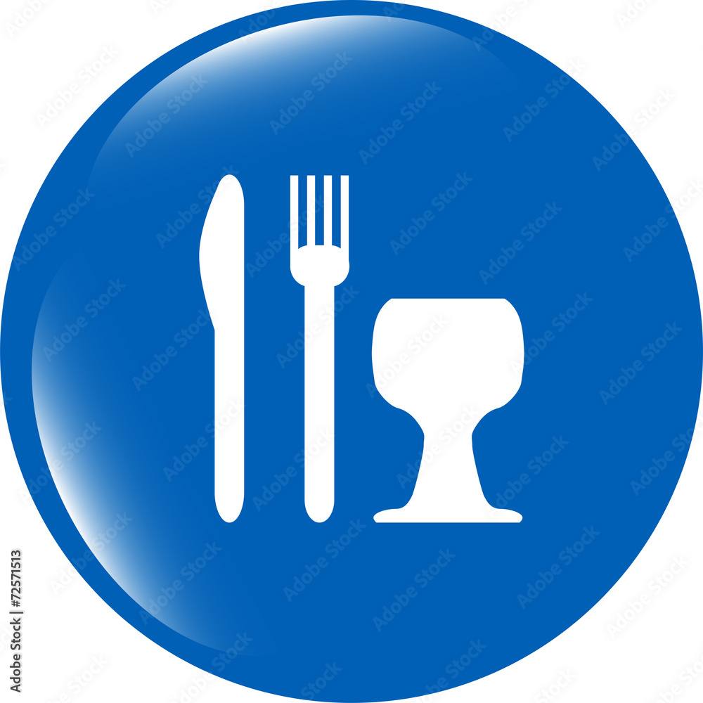 Eat sign icon. Cutlery symbol. Knife, fork and wineglass Eat sign icon. Cutlery symbol. Knife, fork and wineglass