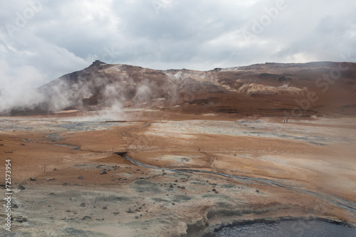 Iceland, Namafjall geothermal area