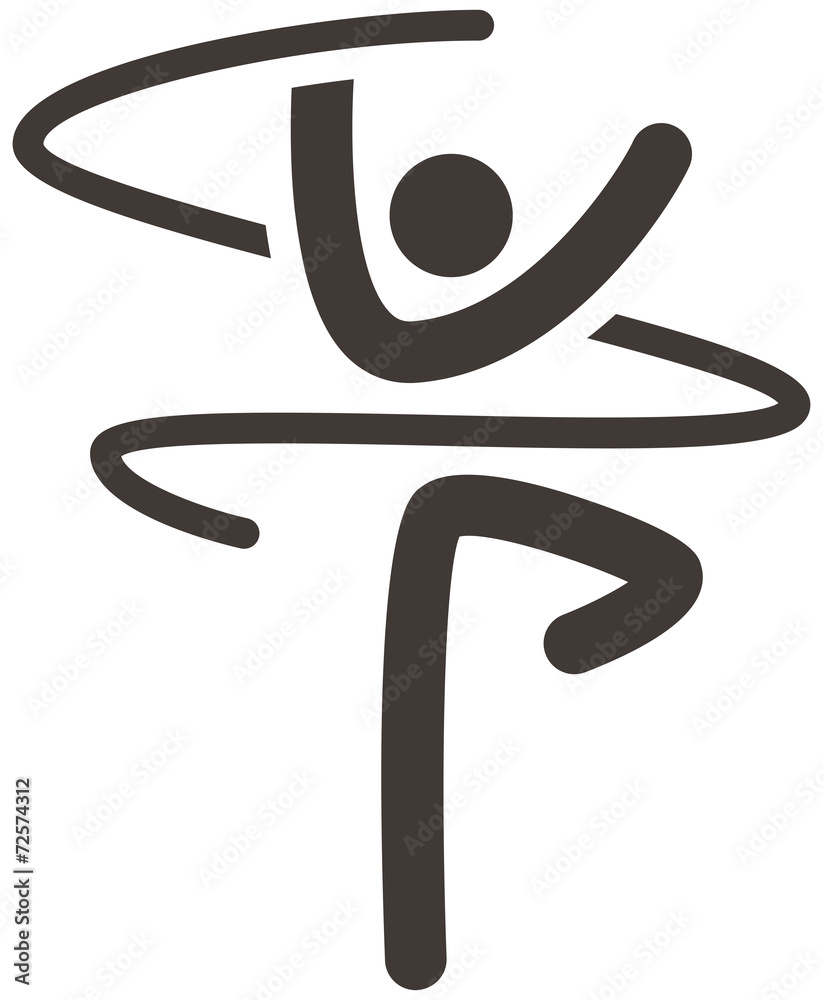 Gymnastics Rhythmic icon Gymnastics Rhythmic icon