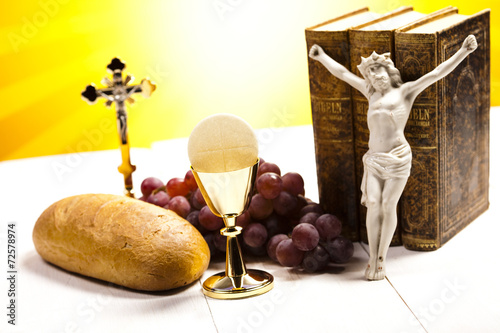  Holy Communion Bread, Wine 