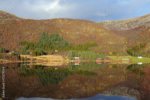 Lofoten's lake cabins