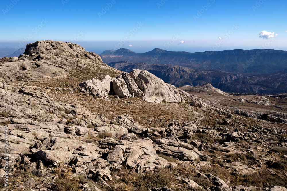 Sardegna, Oliena, panorama dal Monte Corrasi