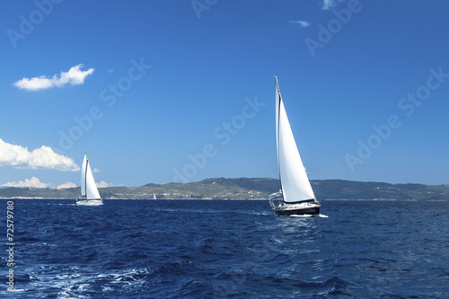 Sailing regatta. Luxury yachts. © De Visu