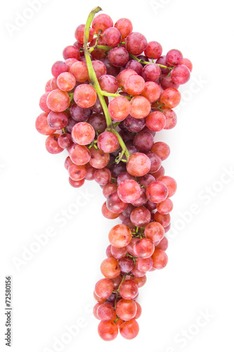 Wallpaper Mural grapes isolated on white background Torontodigital.ca
