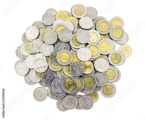 pile of money coins