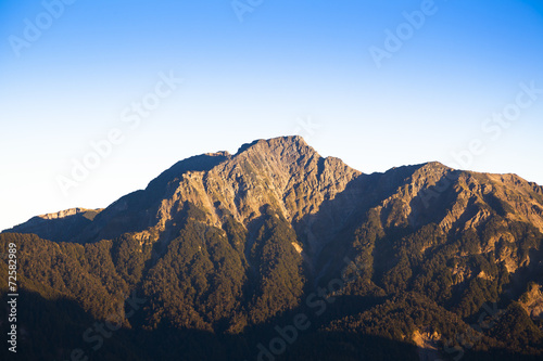 Famous mountain of Qilai Peak, Taiwan