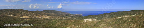 Panorama of Aegean coast.