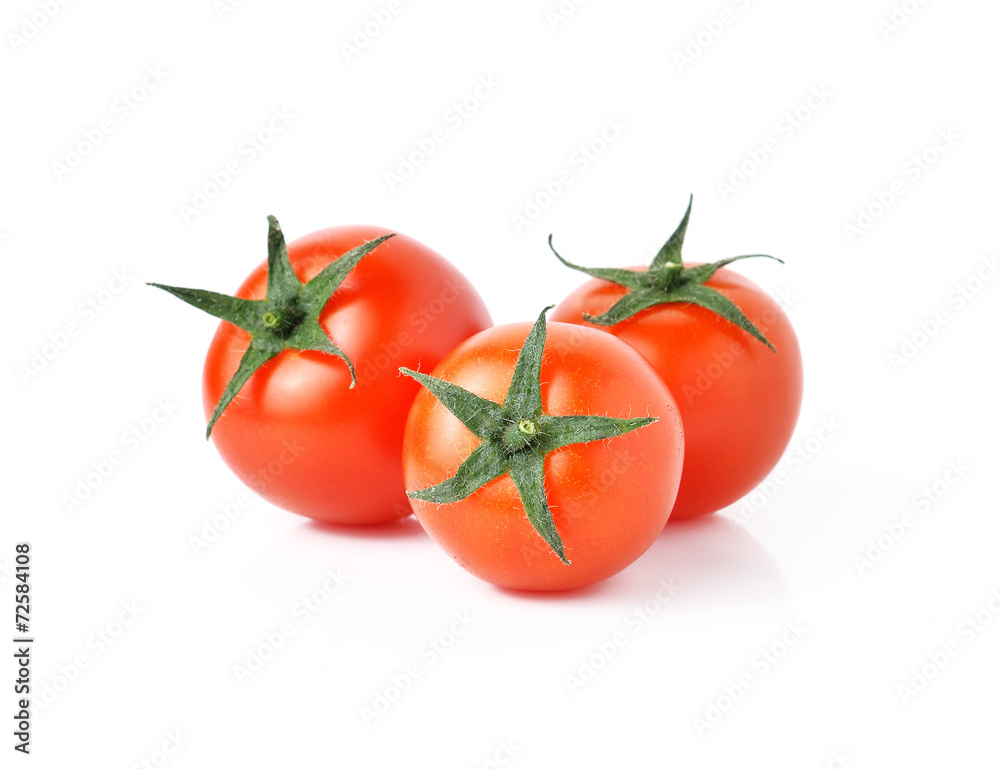 Tomato isolated on white background