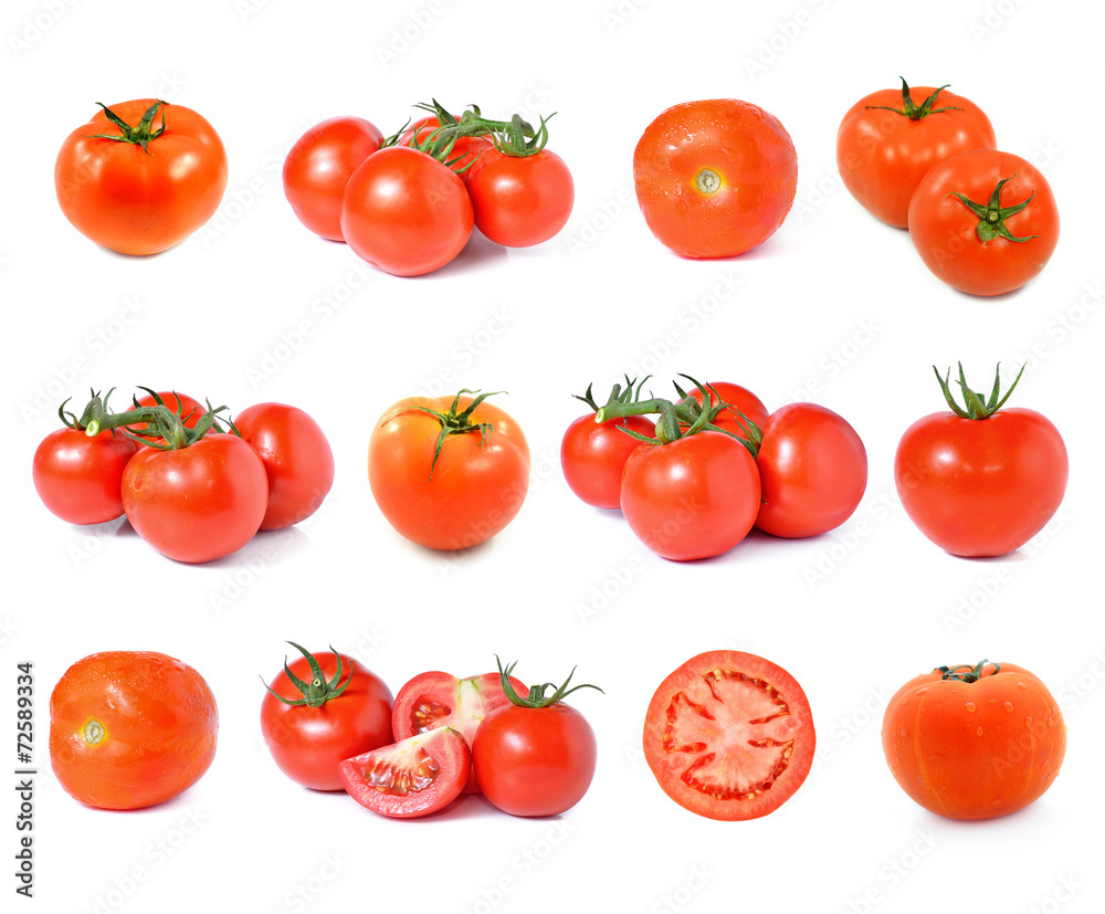 tomato isolated on white background