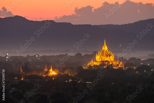 temples in Bagan, Myanmar
