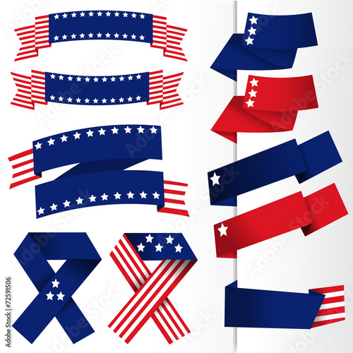 USA flag banner