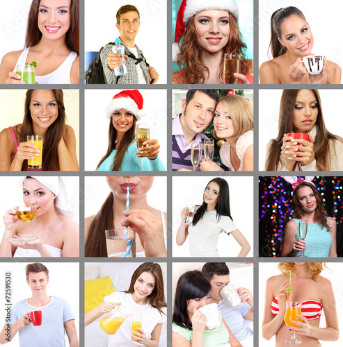 Collage of people with diff...