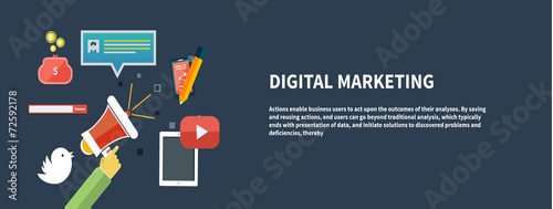 Icons for digital marketing