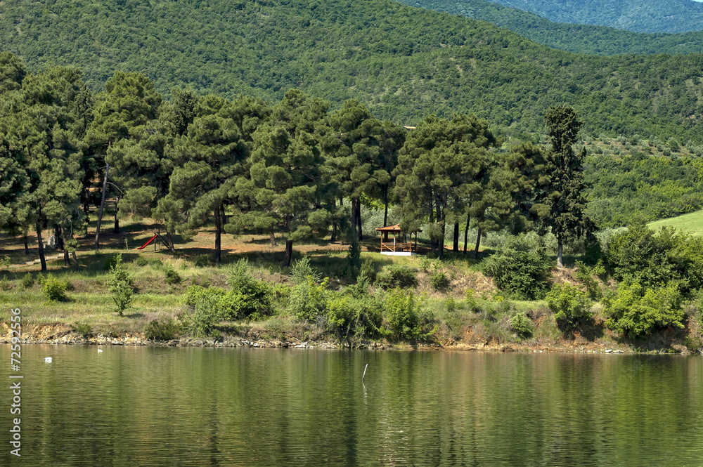 Kerkini lake and mountain eco area at  Greece