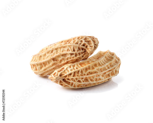 peanuts isolated on white background