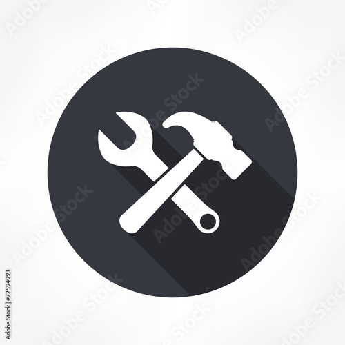 hammer wrench icon