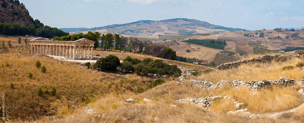 Naklejka premium Doric temple of Segesta