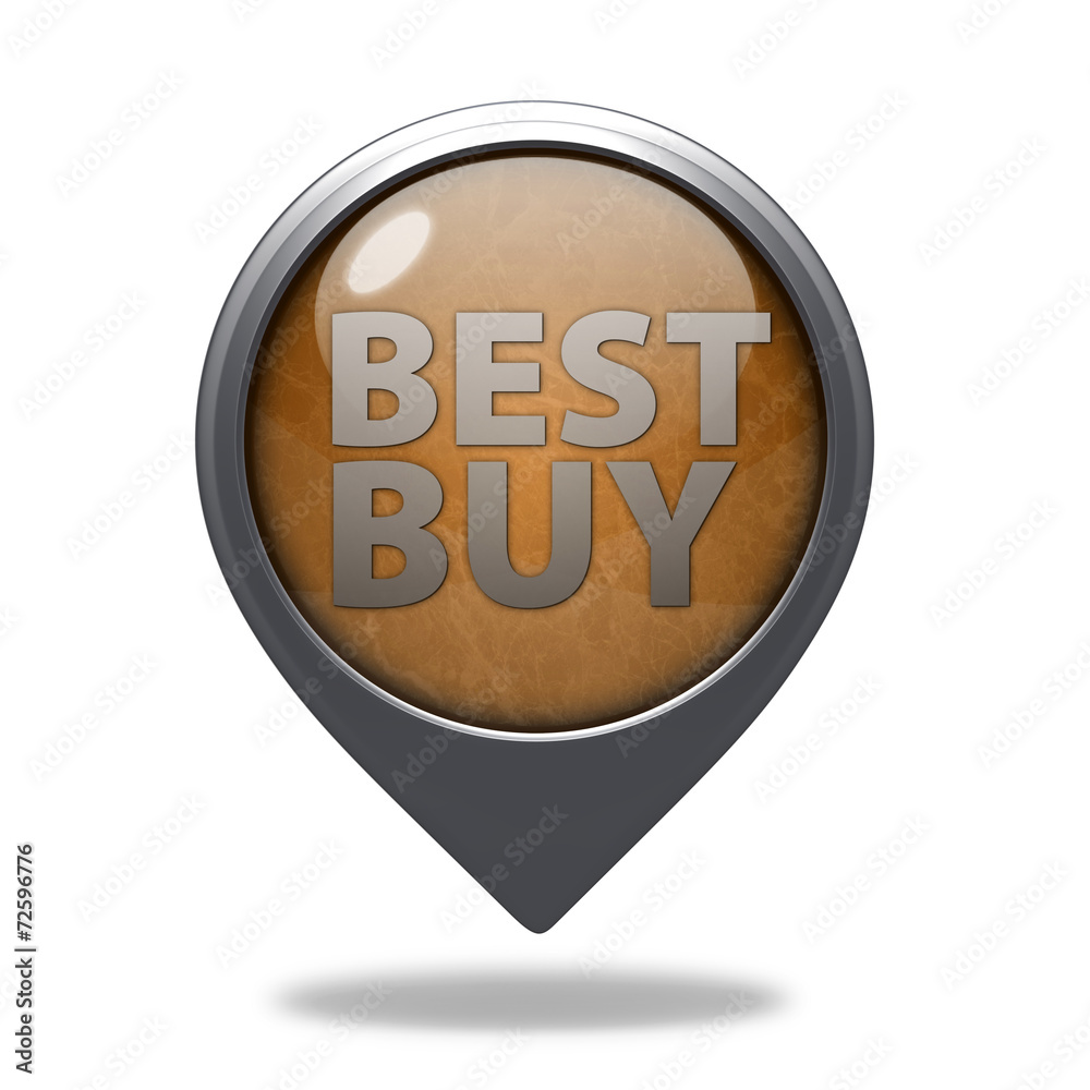 Best buy circular icon on white background Best buy circular icon on white background