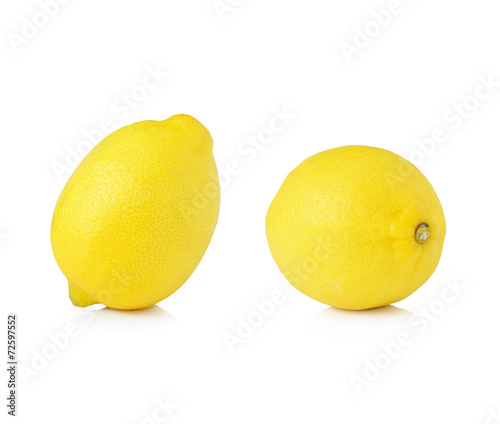lemon isolated on white