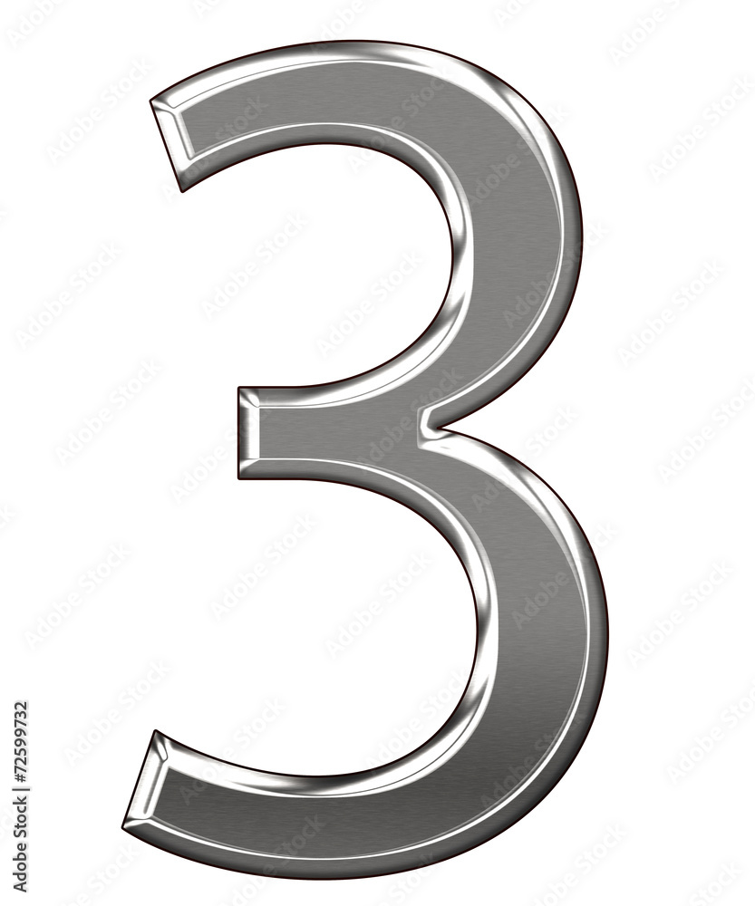 Metal Letter number 