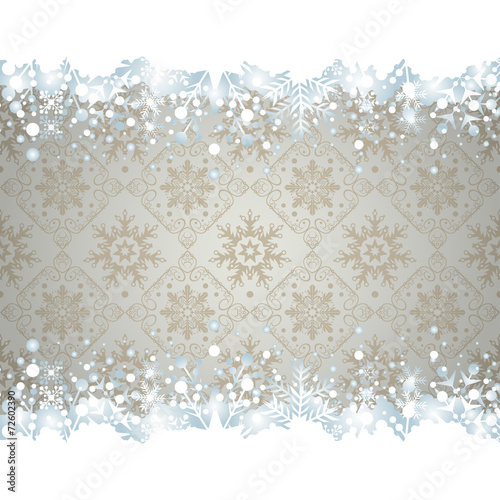Christmas decoration frame. Abstract Illustration