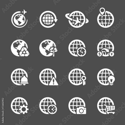 global communication icon set 2, vector eps10