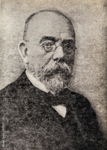 Obraz na płótnie Robert Koch, German physician and pioneering microbiologist w salonie