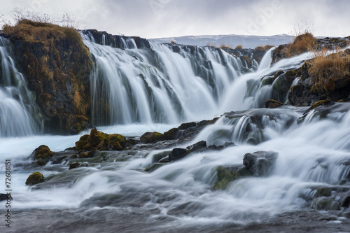 Bruarfoss waterfall  Iceland