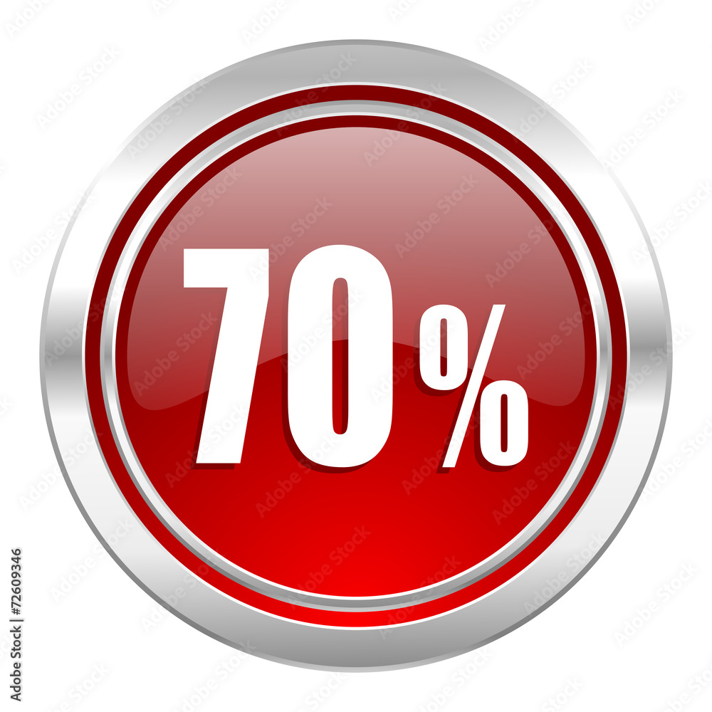 70 percent icon, sale sign 70 percent icon, sale sign