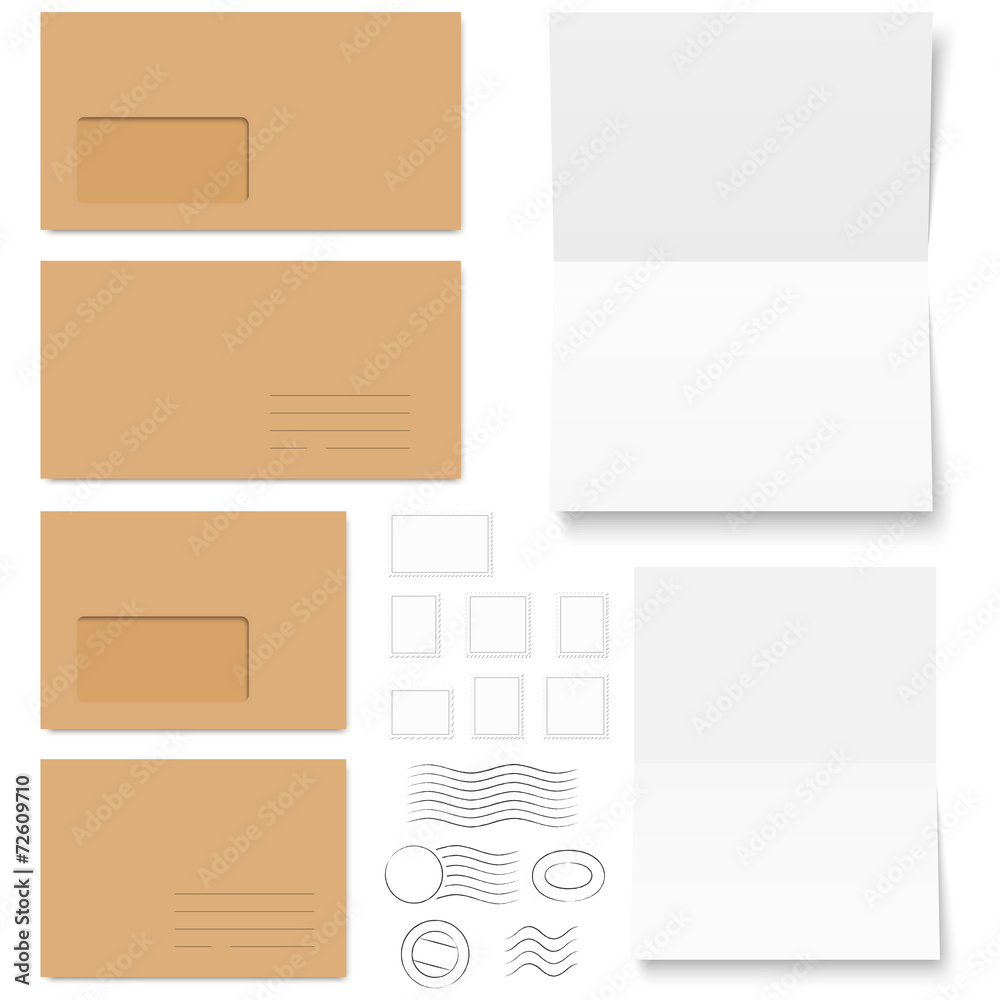 collection of envelopes with writing paper and post marks collection of envelopes with writing paper and post marks
