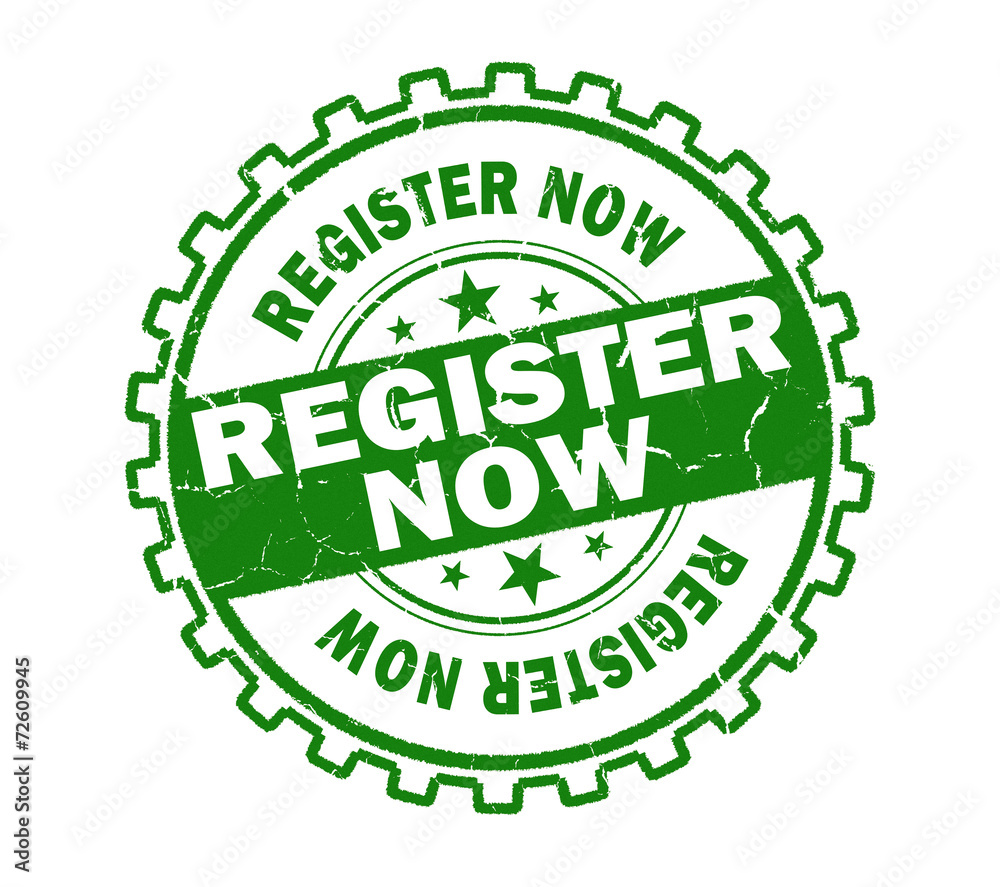 register now stamp on white background register now stamp on white background