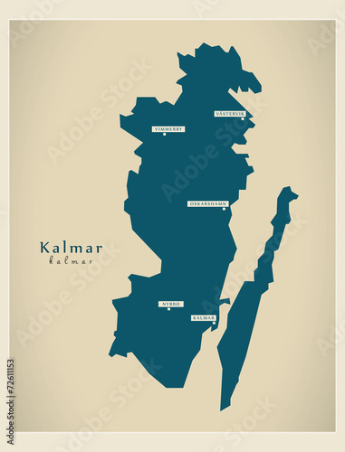 Modern Map - Kalmar SE