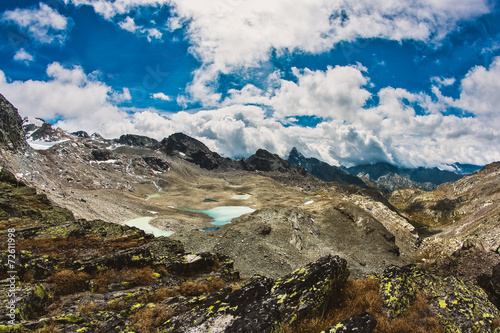 Vista sulle alpi