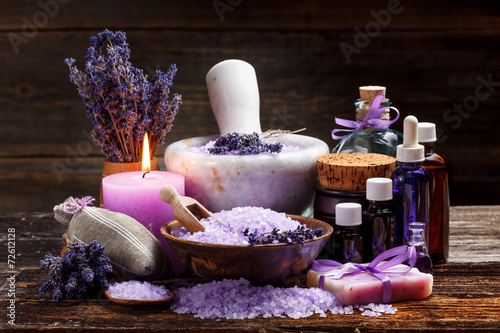 Still life with lavender photo