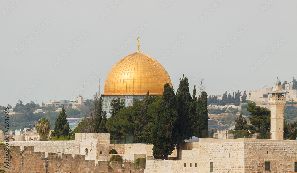 View of mosque Dome of the Rock