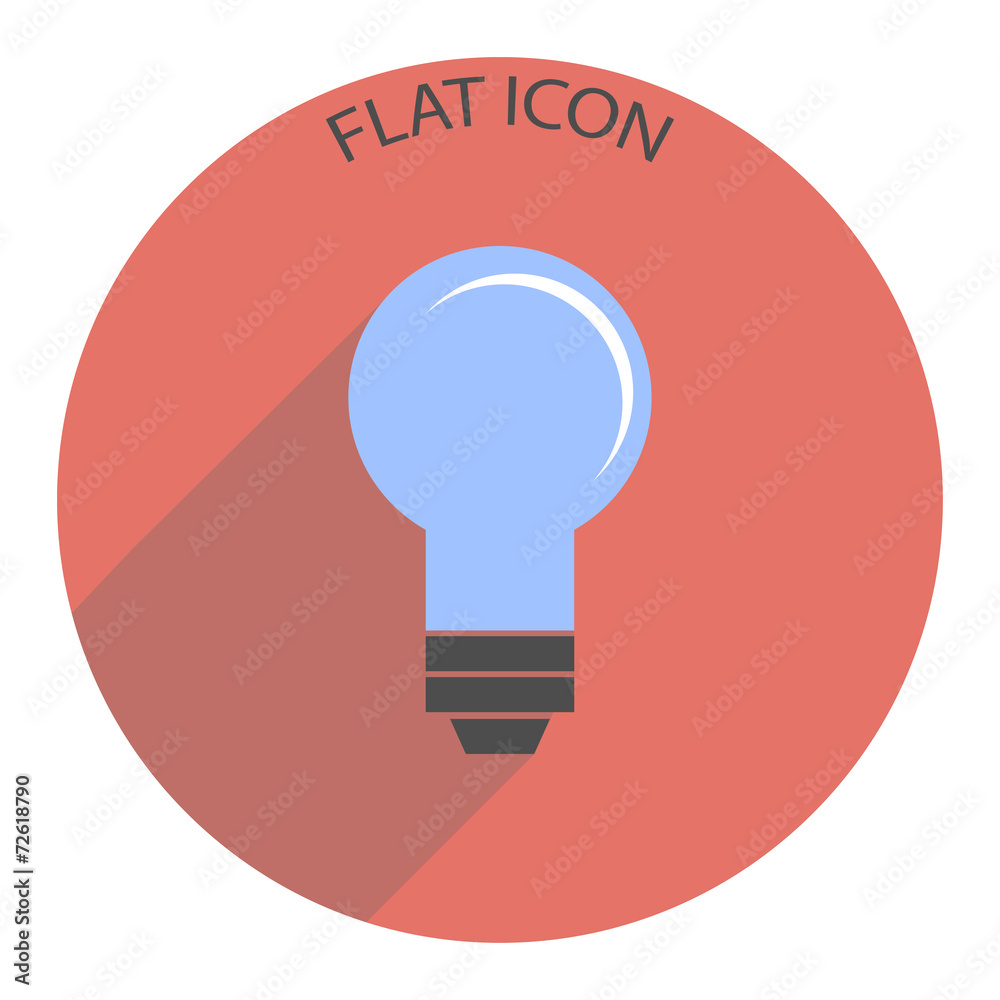 Icon lightbulb. Vector illustration Icon lightbulb. Vector illustration