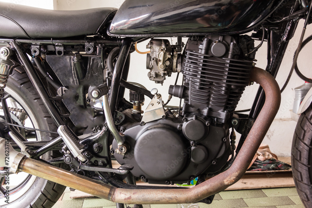 Obraz premium vintage Motorcycle machine