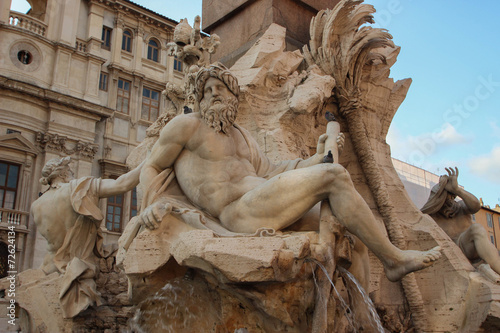 Fontana dei Quattro Fiumi - Rome