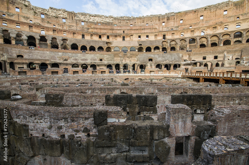 Colosseo, interno e sotterranei - Roma
