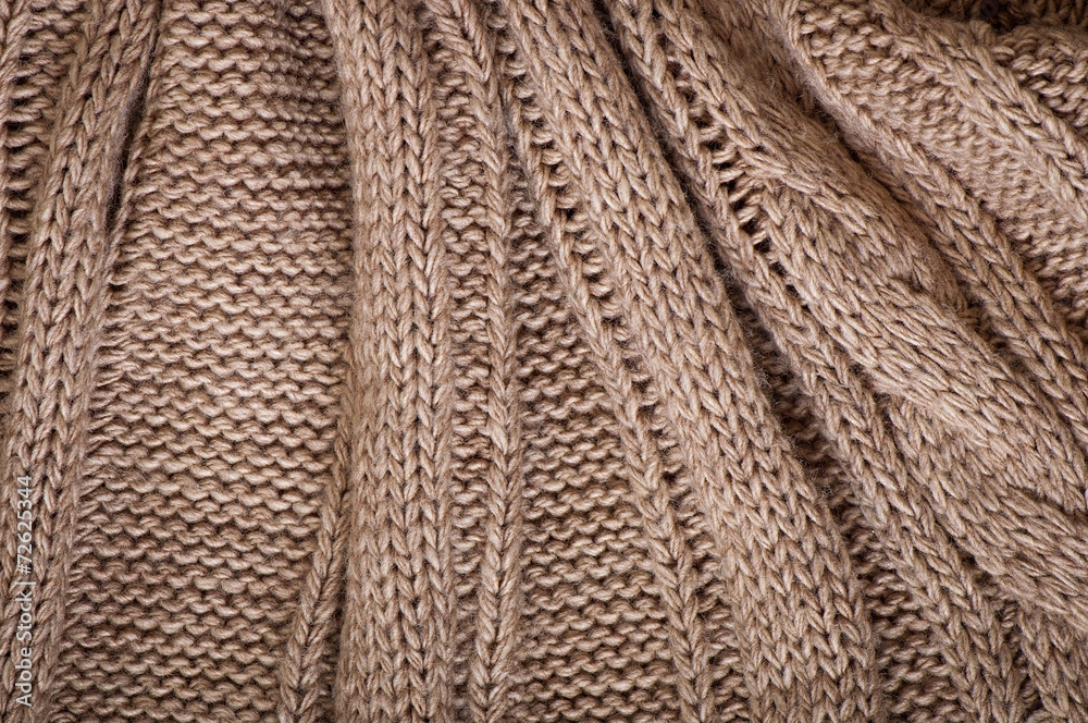 abstract background texture of a knitted fabric