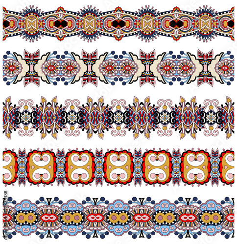 seamless geometry vintage pattern, ethnic style