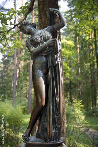 sculpture Venus Callipyge,  goddess of love, Pavlovsk Park