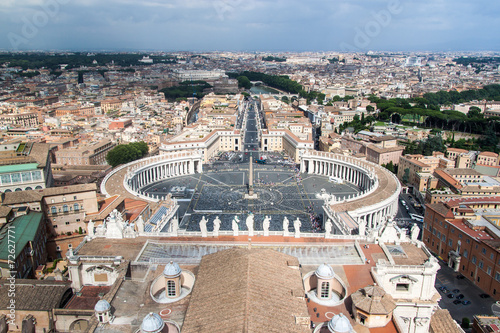 Aerial view of St.Peters Square
