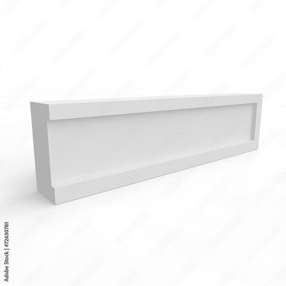 Fototapeta premium Blank white box for gifts and products