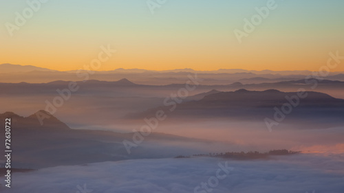 sunrise over the hills © PriceM