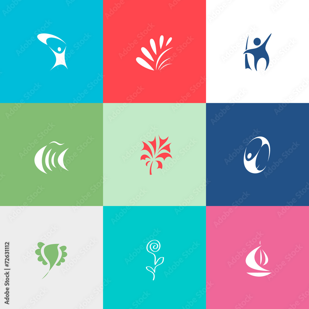 Abstract set. Abstract set.